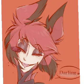 😏 emoji Alastor Telegram sticker 6 of 40