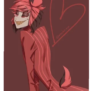 😏 emoji Alastor Telegram sticker 16 of 40