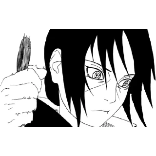 😈 emoji Itachi Telegram sticker 14 of 56