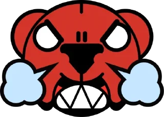 😡 emoji ЗНАЧКИ БРАВЛ СТАРС 4 - @BSPINS2 Telegram sticker 11 of 91