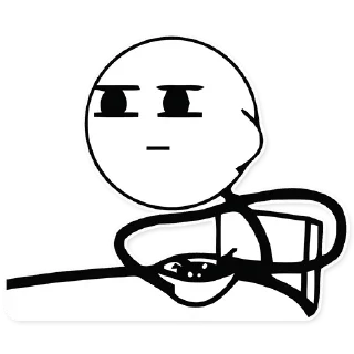 😑 emoji Stikman Telegram sticker 16 of 25