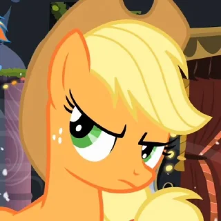 Sticker from Applejack | @MyLittlePony_bots