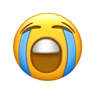 😭 emoji Топ Telegram sticker 5 of 32
