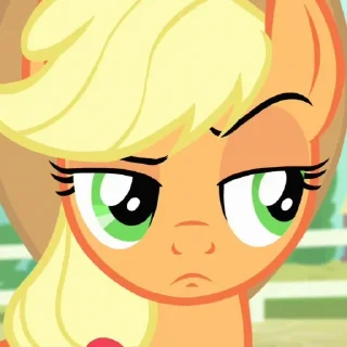 Sticker from Applejack | @MyLittlePony_bots