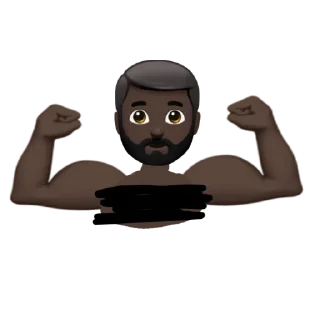 💪 emoji Топ Telegram sticker 9 of 32
