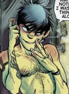 😈 emoji Murdoc (Gorillaz) Telegram sticker 17 of 120