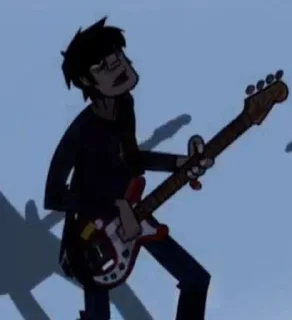 😦 emoji Murdoc (Gorillaz) Telegram sticker 9 of 120
