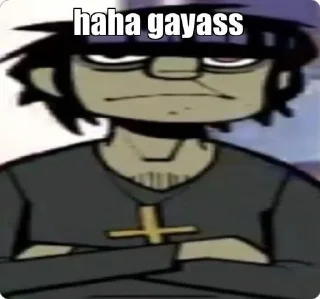 🙂 emoji Murdoc (Gorillaz) Telegram sticker 11 of 120
