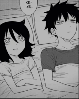 🥱 emoji WataMote manga Telegram sticker 6 of 120