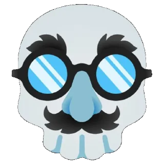 🥸 emoji Skeleton pidoras Telegram sticker 7 of 9