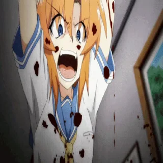 🔪 emoji Higurashi-Video Telegram sticker 2 of 9
