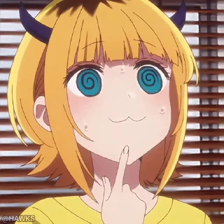 🤔 emoji Аніме Telegram sticker 24 of 120
