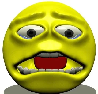 😢 emoji 3д смешнявки Telegram sticker 10 of 32