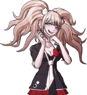 🥴 emoji Junko Enoshima @M4kosSt1ck Telegram sticker 12 of 60