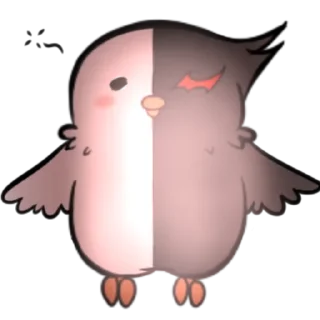 🌟 emoji Monocrow @orangedanganronpa Telegram sticker 8 of 11