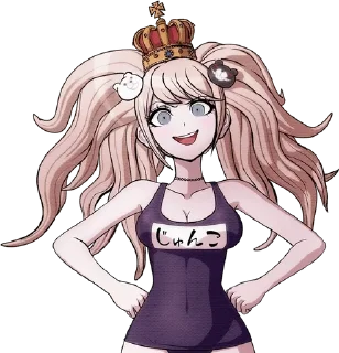 🏖 emoji Junko Enoshima @M4kosSt1ck Telegram sticker 23 of 60