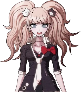 😏 emoji Junko Enoshima @M4kosSt1ck Telegram sticker 20 of 60