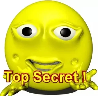 🤫 emoji 3д смешнявки Telegram sticker 7 of 32