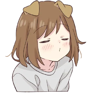 😚 emoji Dog Girl Pt.2 @jp_stickers Telegram sticker 24 of 40
