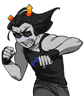 🌟 emoji Equius◇Nepeta lmao Telegram sticker 16 of 97