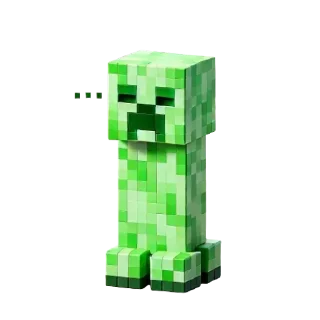 ❔ emoji Крипер (@StickersMinecraft) Telegram sticker 12 of 32