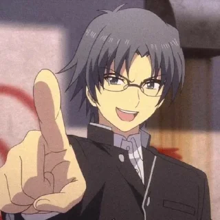 Sticker from Шарлотта @anime_stickerr