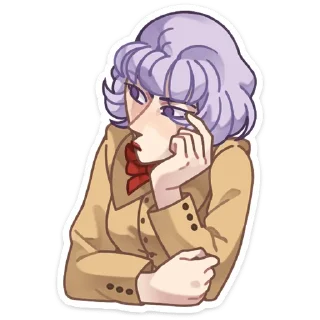 🤨 emoji Шарлотта (@TgSticker) Telegram sticker 13 of 48