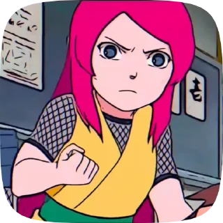 🎐 emoji Кушина @stickersnaryto Telegram sticker 23 of 50