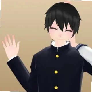 😄 emoji Taro Yamada Telegram sticker 2 of 17
