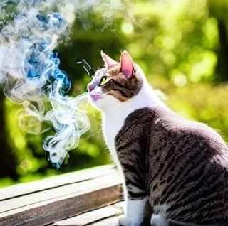 🚬 emoji CATS Telegram sticker 15 of 16