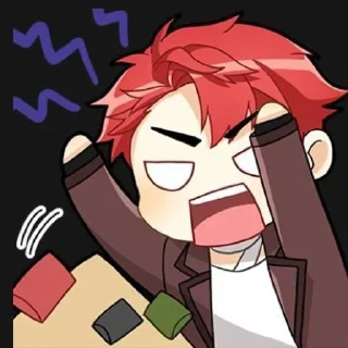 😡 emoji ˚•:𓂃 ࣪˖ Dangerous fellows🍹ᝰ.ᐟ Telegram sticker 10 of 38