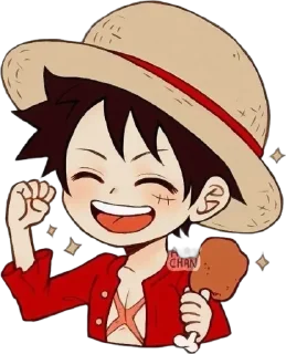 🌟 emoji Луффи чиби Telegram sticker 7 of 19