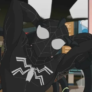 ⚫ emoji Black C. Spider-Man / @Earth_928 Telegram sticker 10 of 50