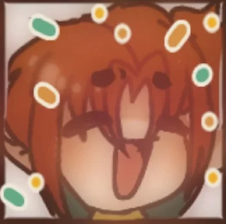 🌟 emoji chibi kitsu 🍓 Telegram sticker 6 of 37