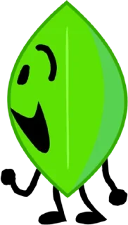 🌟 emoji leafy BFB/BFDI @sun_yo0 Telegram sticker 16 of 120