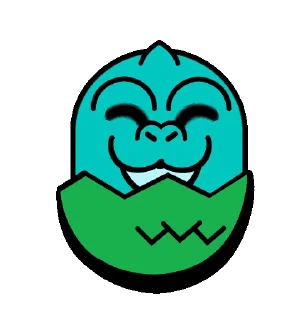 😁 Динозавр @MoiStikiBot, стікер Telegram 11 з 18