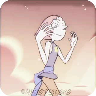 🌟 emoji 𝙋𝙚𝙖𝙧𝙡 | @mulistickers Telegram sticker 17 of 40