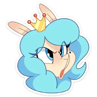 😡 emoji Принцесса Элеонора (@TgSticker) Telegram sticker 11 of 48
