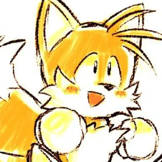 😄 emoji Classic Tails. Telegram sticker 22 of 30
