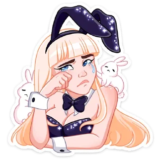 😢 emoji Каталина Блэк (@TgSticker) Telegram sticker 14 of 48