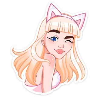 😉 emoji Кошечка Каталина :: @stickroom Telegram sticker 13 of 48