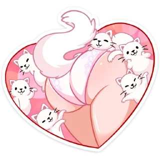 ❤️ emoji Кошечка Каталина :: @stickroom Telegram sticker 2 of 48