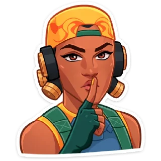 🤫 emoji VALORANT (@TgSticker) Telegram sticker 20 of 28