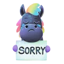 🦄 emoji @TVstickers Rainbow Telegram sticker 11 of 19