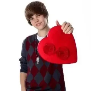 Sticker from Justin Bieber