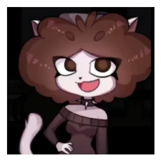 😄 emoji Лапы вверх, это creepy cat! Telegram sticker 21 of 25