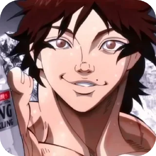 😁 emoji Baki Hanma ➩ @Earth928B Telegram sticker 7 of 50