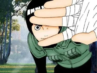 ✌️ rock lee!!🍃❤️, Telegram sticker 11 of 30
