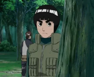 😒 rock lee!!🍃❤️, Telegram sticker 9 of 30
