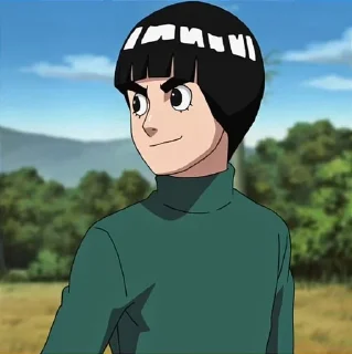 😏 rock lee!!🍃❤️, Telegram sticker 15 of 30